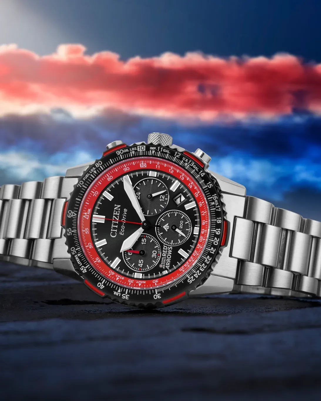 Promaster Navihawk Black Dial Stainless Steel Bracelet CA4666-56E